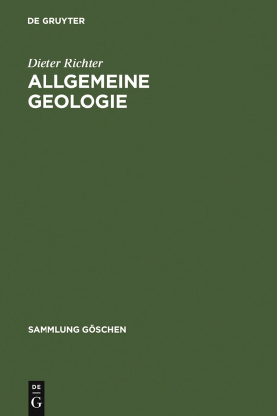 Allgemeine Geologie (e-bog) af Richter, Dieter