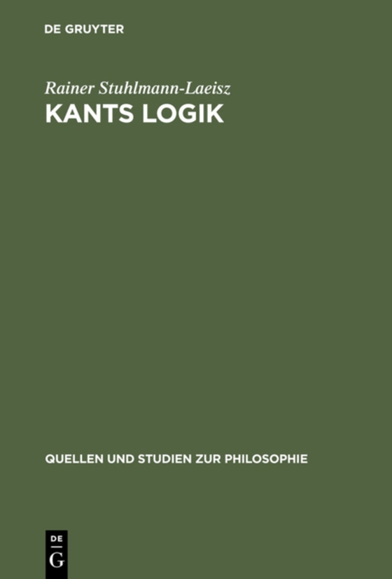 Kants Logik (e-bog) af Stuhlmann-Laeisz, Rainer