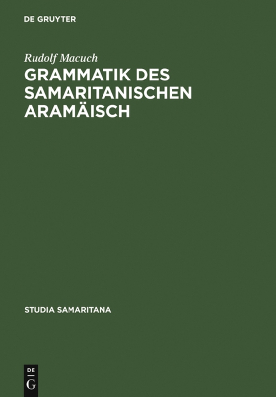 Grammatik des samaritanischen Aramäisch (e-bog) af Macuch, Rudolf