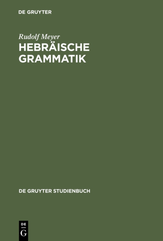 Hebräische Grammatik (e-bog) af Meyer, Rudolf