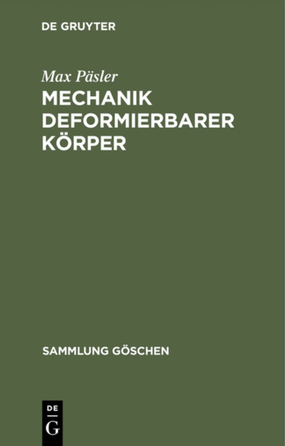 Mechanik deformierbarer Körper (e-bog) af Pasler, Max