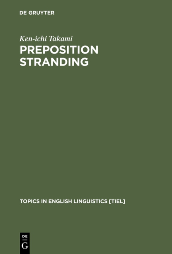 Preposition Stranding (e-bog) af Takami, Ken-ichi