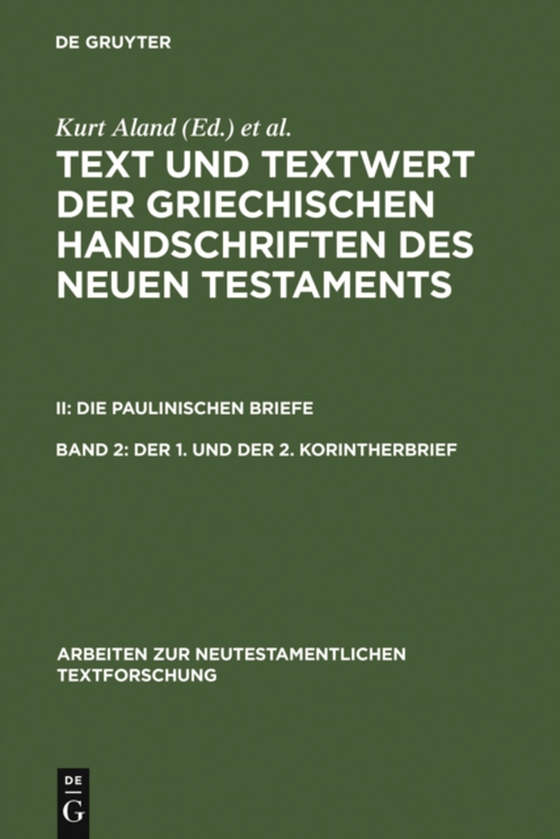 Der 1. und der 2. Korintherbrief