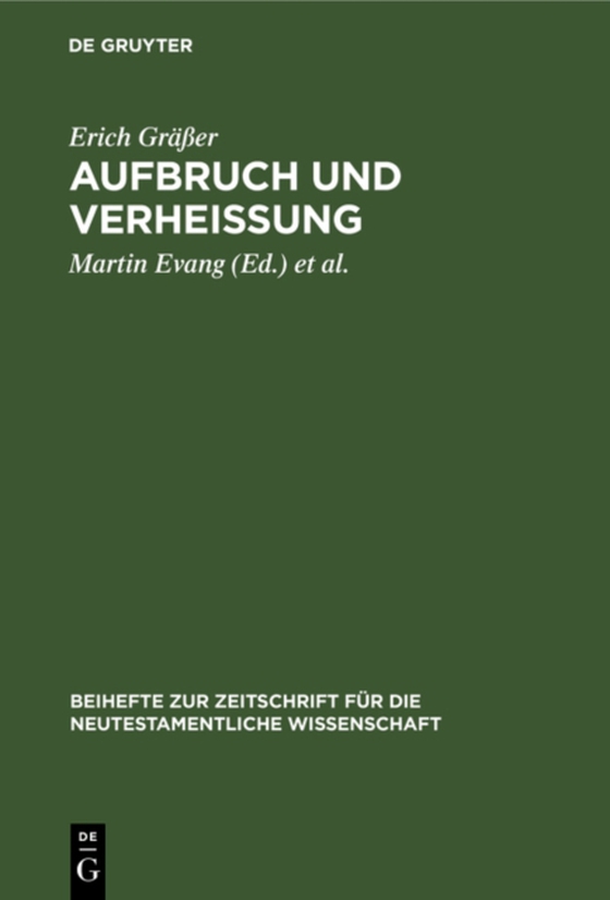 Aufbruch und Verheißung (e-bog) af Graer, Erich