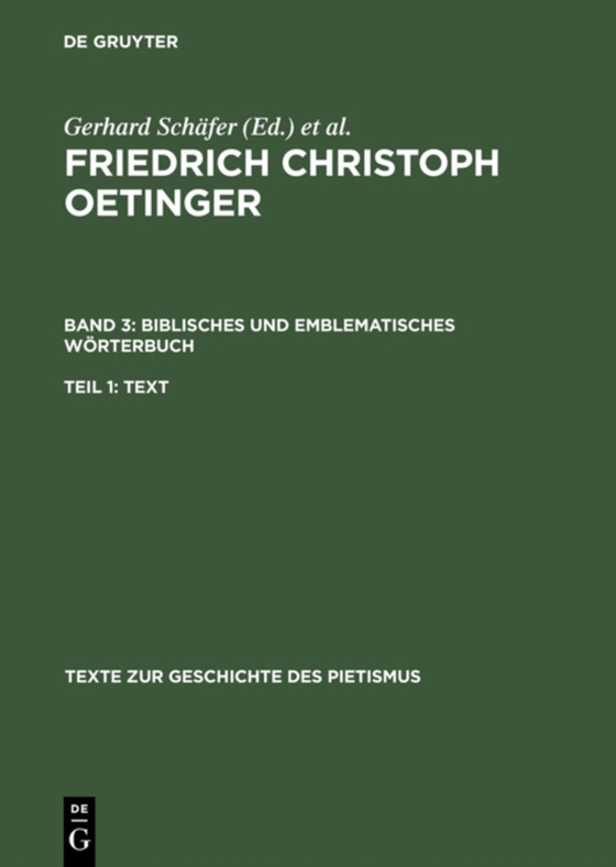 Biblisches und emblematisches Wörterbuch (e-bog) af -