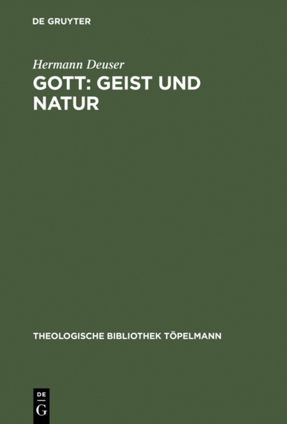 Gott: Geist und Natur (e-bog) af Deuser, Hermann