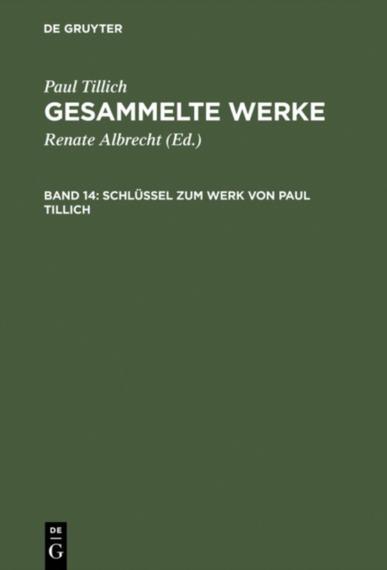 Schlüssel zum Werk von Paul Tillich