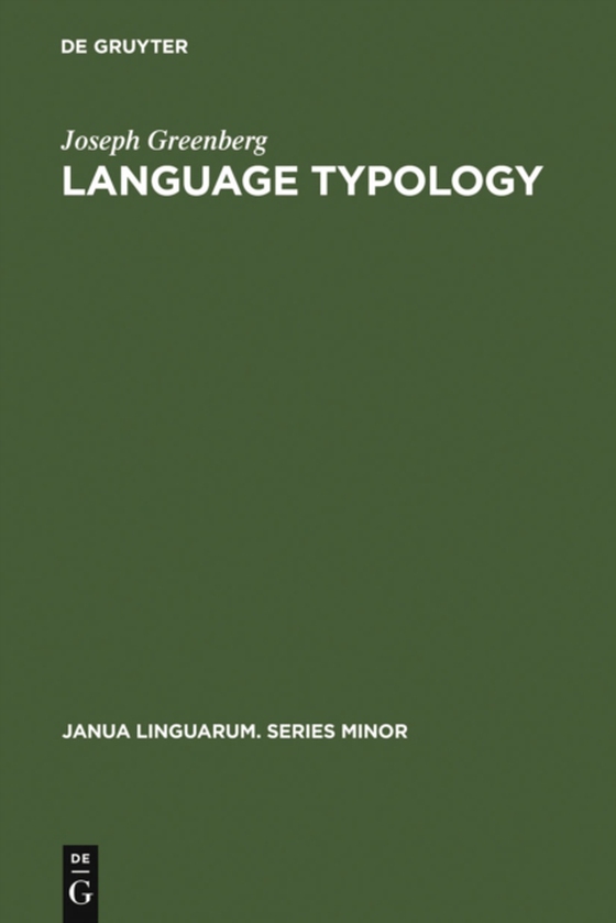 Language Typology (e-bog) af Greenberg, Joseph