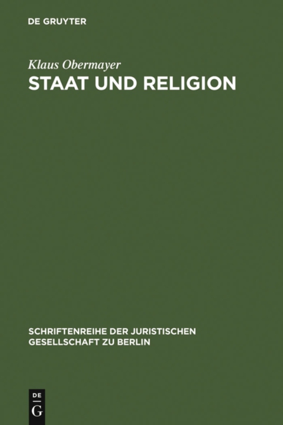 Staat und Religion (e-bog) af Obermayer, Klaus