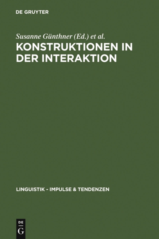 Konstruktionen in der Interaktion (e-bog) af -