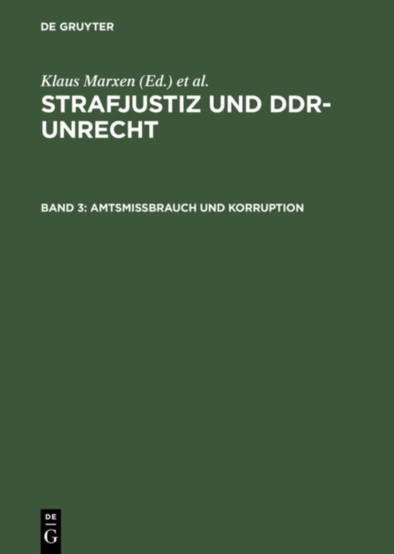 Amtsmissbrauch und Korruption (e-bog) af -