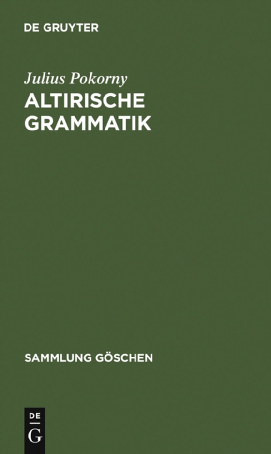 Altirische Grammatik