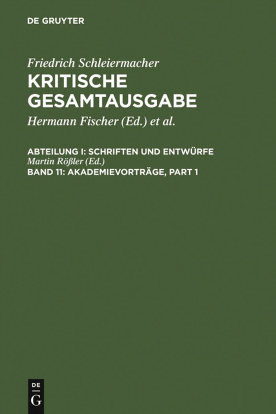 Akademievorträge (e-bog) af -