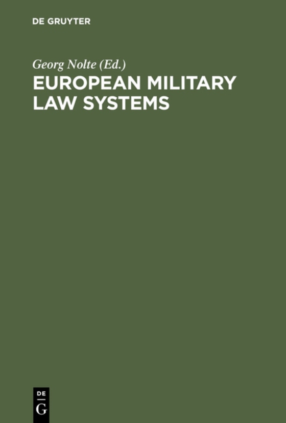 European Military Law Systems (e-bog) af -