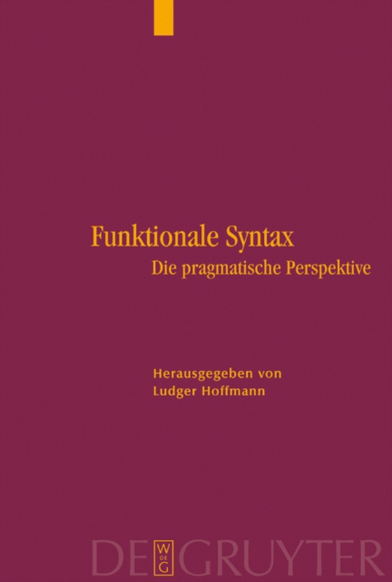 Funktionale Syntax (e-bog) af -