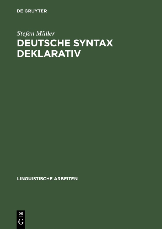 Deutsche Syntax deklarativ (e-bog) af Muller, Stefan