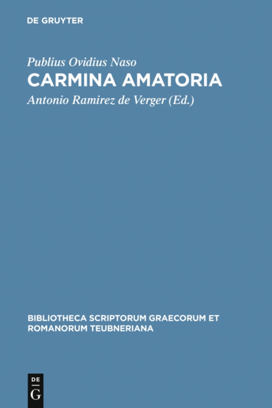 Carmina amatoria (e-bog) af Naso, Publius Ovidius