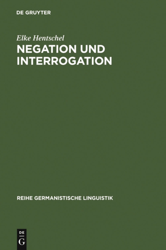 Negation und Interrogation (e-bog) af Hentschel, Elke