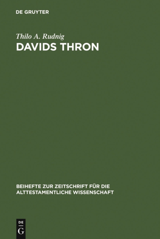 Davids Thron (e-bog) af Rudnig, Thilo A.