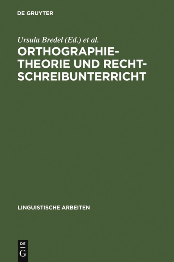 Orthographietheorie und Rechtschreibunterricht (e-bog) af -