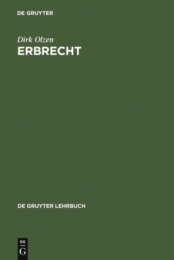 Erbrecht (e-bog) af Olzen, Dirk