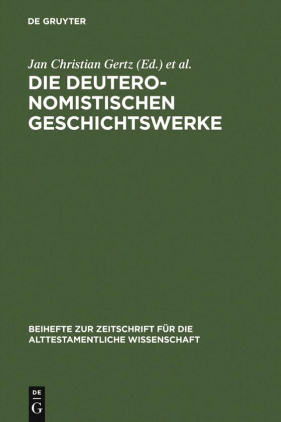 Die deuteronomistischen Geschichtswerke (e-bog) af -