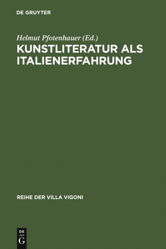 Kunstliteratur als Italienerfahrung (e-bog) af -