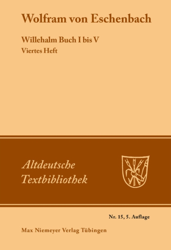 Willehalm Buch I bis V (e-bog) af Eschenbach, Wolfram von