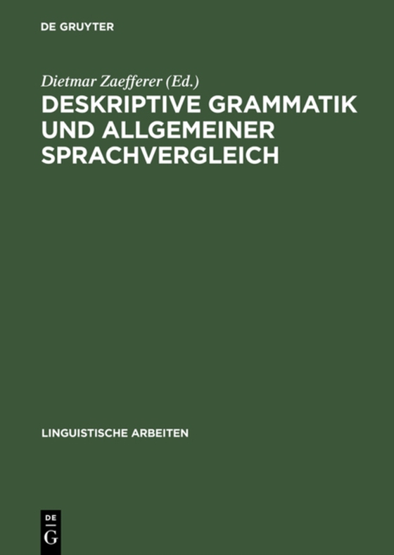 Deskriptive Grammatik und allgemeiner Sprachvergleich (e-bog) af -