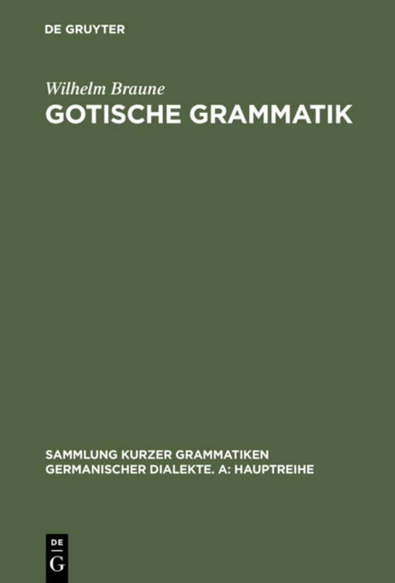 Gotische Grammatik (e-bog) af Braune, Wilhelm