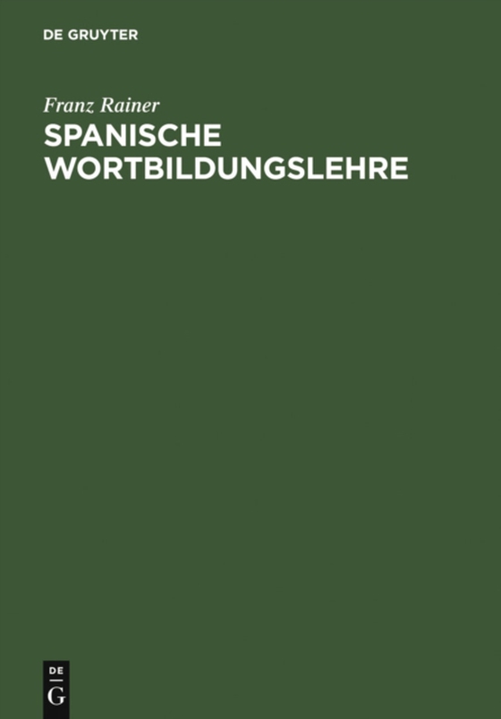 Spanische Wortbildungslehre