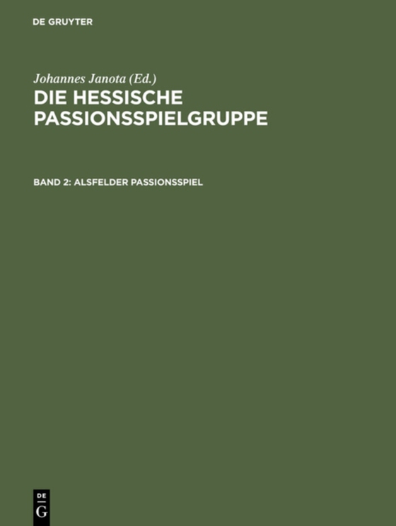 Alsfelder Passionsspiel (e-bog) af -