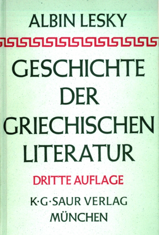 Geschichte der griechischen Literatur