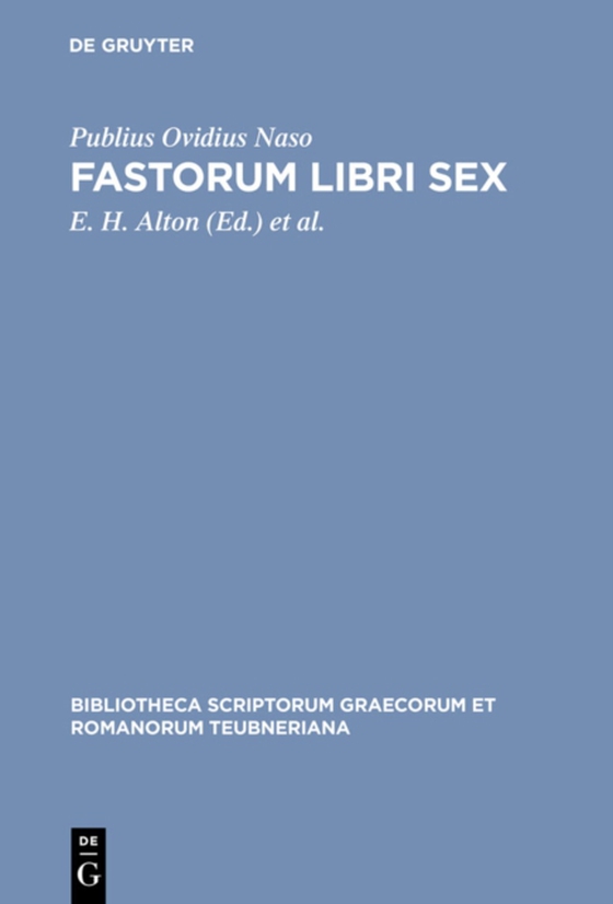 Fastorum libri sex (e-bog) af Naso, Publius Ovidius