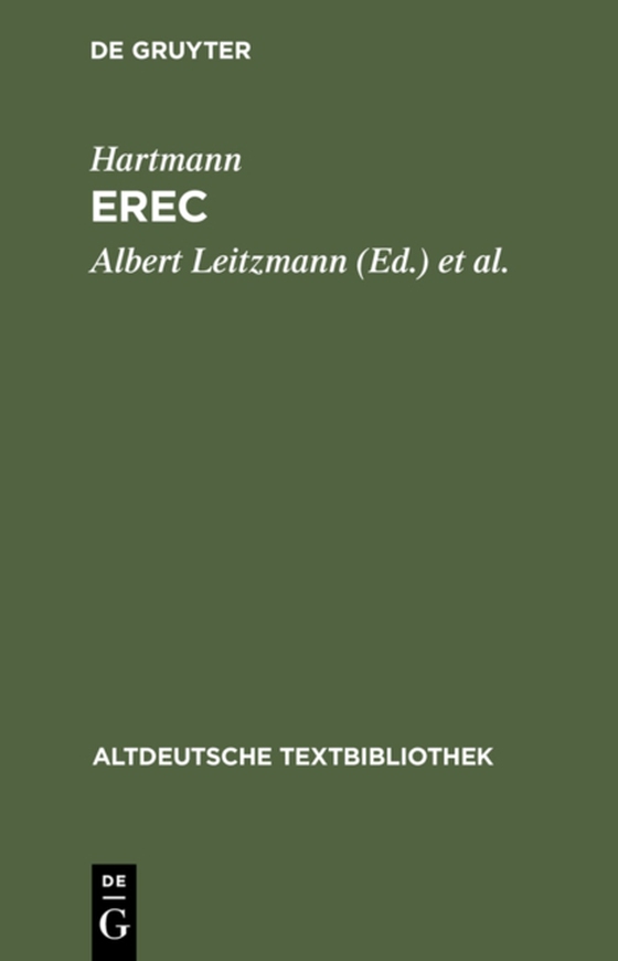 Erec (e-bog) af Aue, Hartmann von