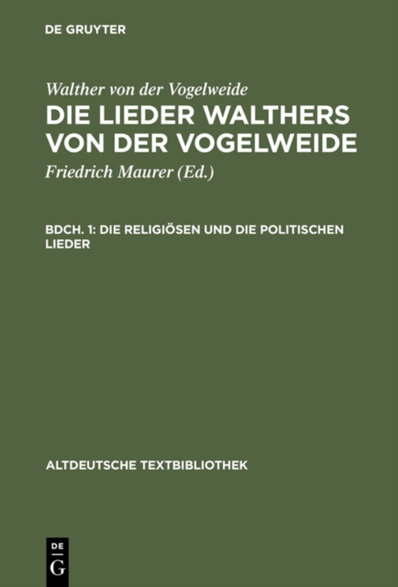 Die religiösen und die politischen Lieder