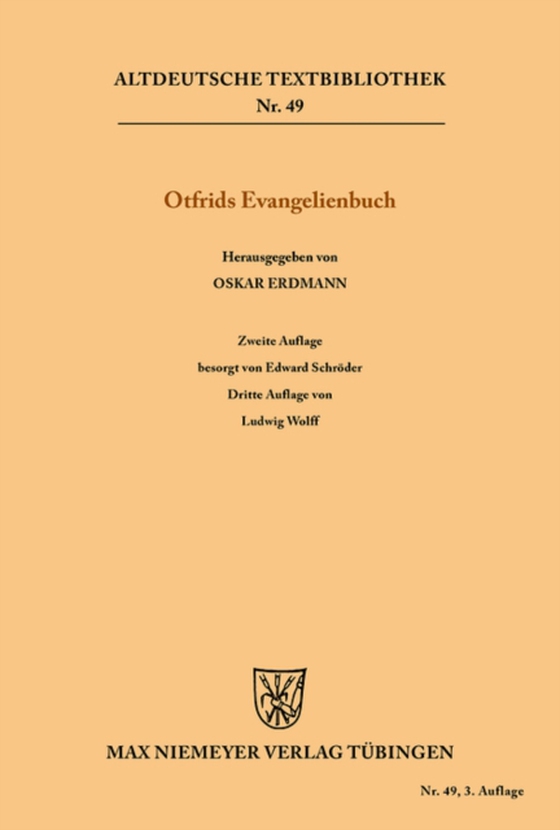 Otfrids Evangelienbuch (e-bog) af Weissenburg, Otfrid von