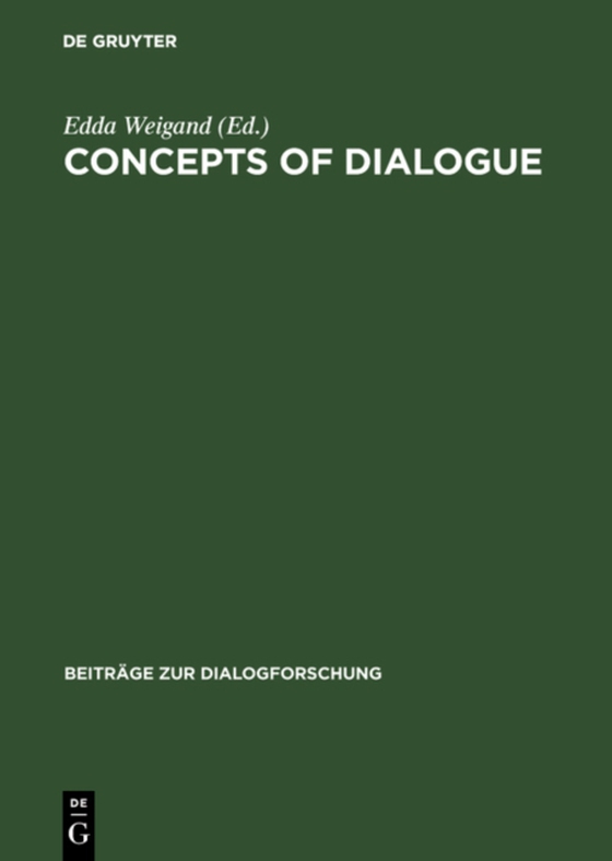 Concepts of dialogue (e-bog) af -