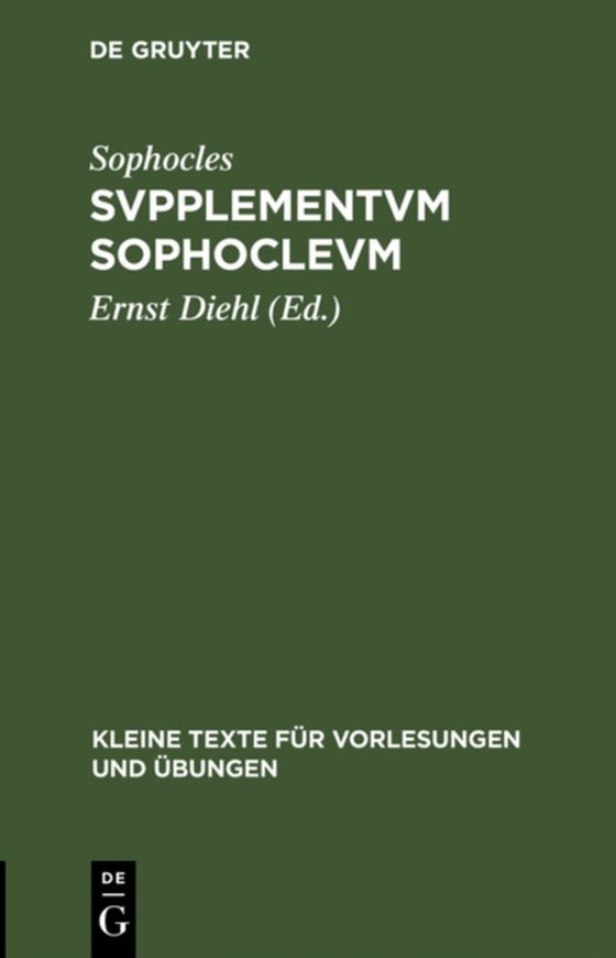 Svpplementvm Sophoclevm