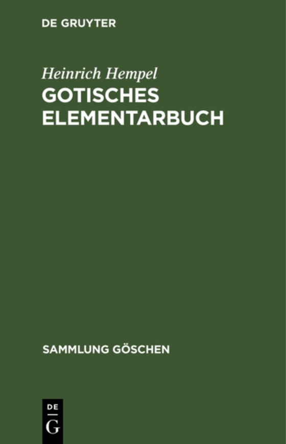 Gotisches Elementarbuch (e-bog) af Hempel, Heinrich