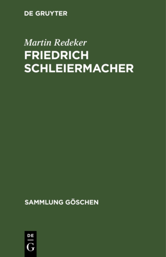 Friedrich Schleiermacher