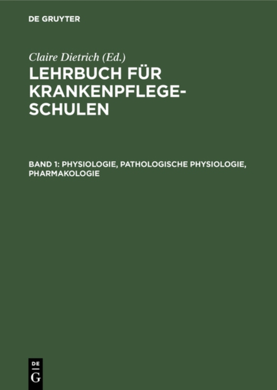 Physiologie, Pathologische Physiologie, Pharmakologie (e-bog) af -