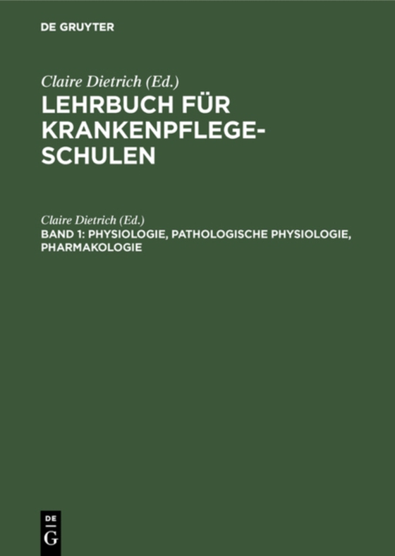 Physiologie, Pathologische Physiologie, Pharmakologie