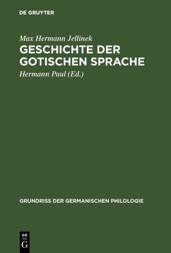 Geschichte der gotischen Sprache (e-bog) af Jellinek, Max Hermann