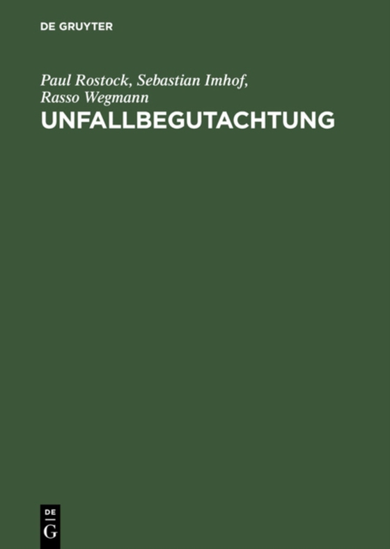 Unfallbegutachtung (e-bog) af Wegmann, Rasso