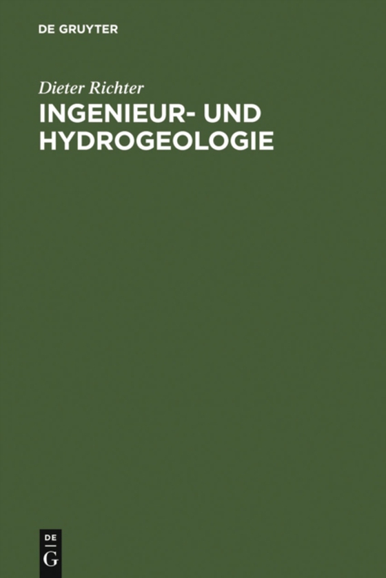 Ingenieur- und Hydrogeologie (e-bog) af Richter, Dieter