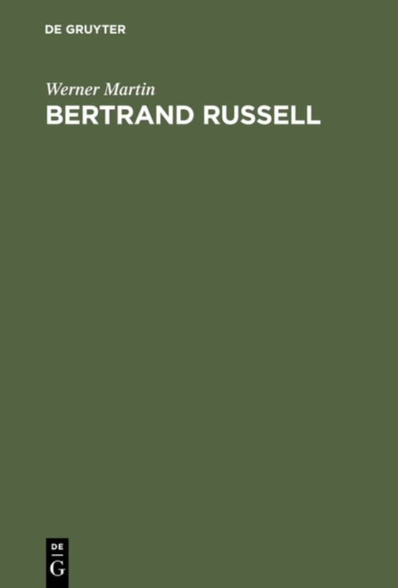 Bertrand Russell (e-bog) af Martin, Werner