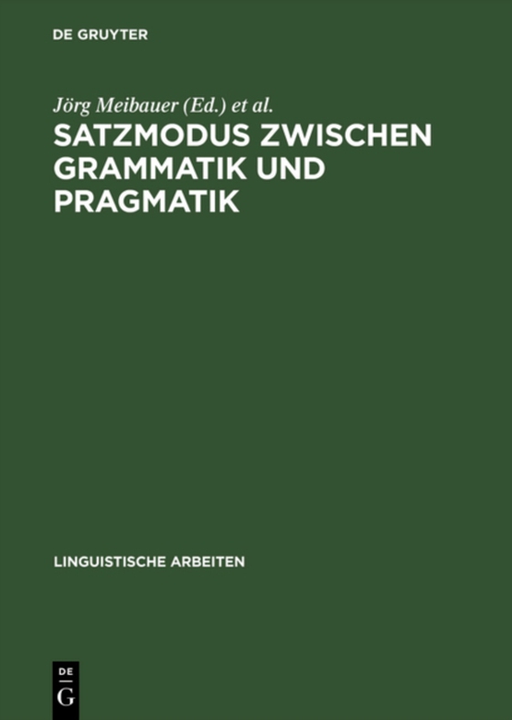 Satzmodus zwischen Grammatik und Pragmatik (e-bog) af -