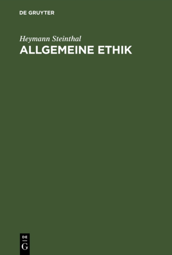 Allgemeine Ethik (e-bog) af Steinthal, Heymann