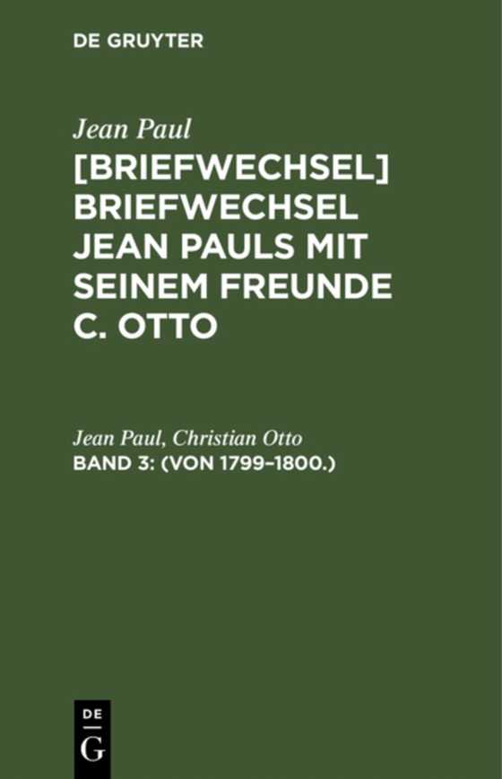 (Von 1799–1800.) (e-bog) af Otto, Christian